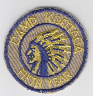 Camp Kootaga - 5th Year Camper