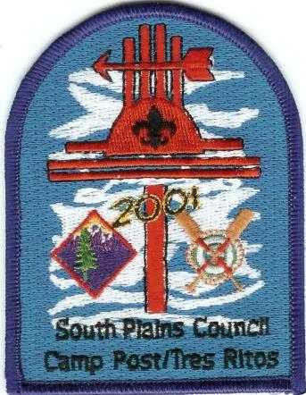 2001 South Plains Council Camps