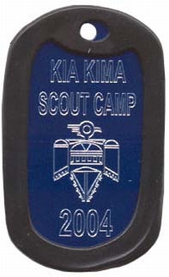 2004 Nametag blue