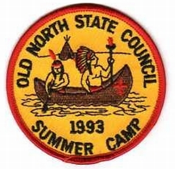 1993 Old North State Council Camps