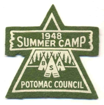 1948 Potomac Council Camps