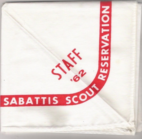 1962 Sabattis Scout Reservation - Staff