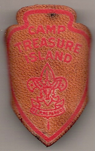 Camp Treasure Island - Leather slide