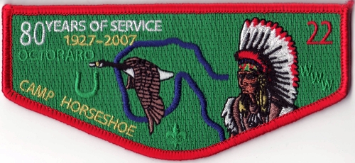 Horseshoe Scout Reservation Lodge Flap