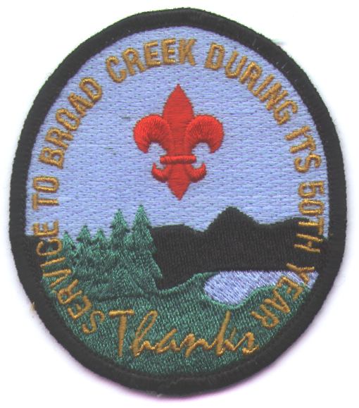 1998 Broad Creek Scout Reservation - Service Award