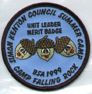 1999 Camp Falling Rock - Unit Leader MB