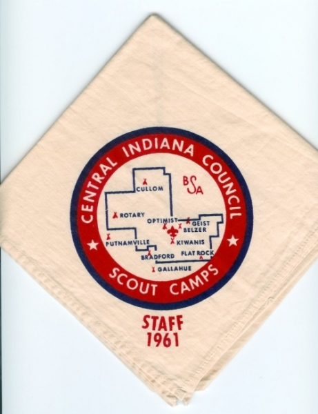 1961 Central Indiana Council Camps - Staff