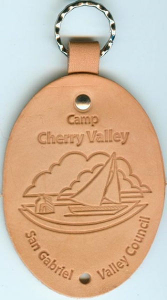 Camp Cherry Valley - Leather Key Chain