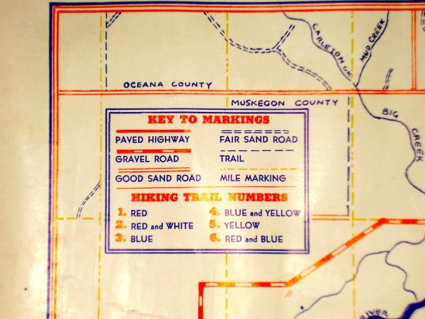 Owasippe Color Map 1950s b