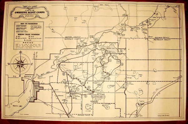 Owasippe Map 1944