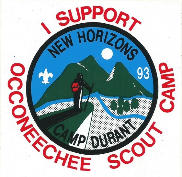 1993 Camp Durant - Sticker