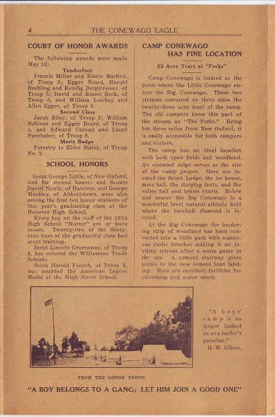 (Pg 4) Conewago Eagle - May-June 1924
