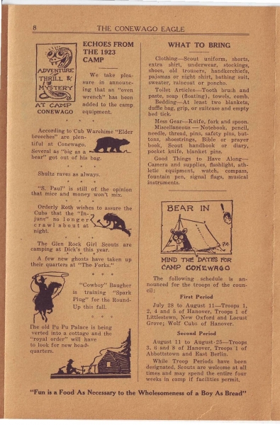 (Pg 8) Conewago Eagle - May-June 1924