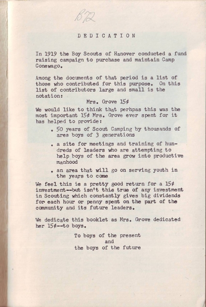 (2) Camp Conewago - 1919 - 1969