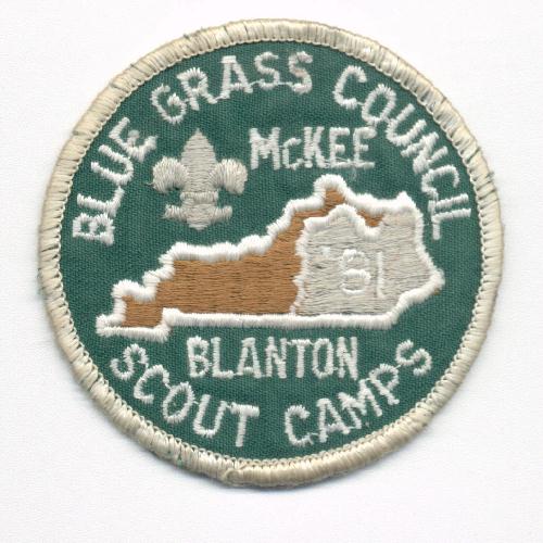 1981 Blue Grass Council Camps