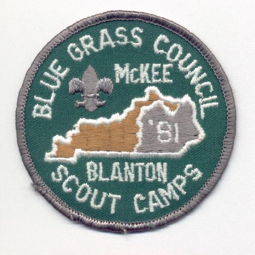 1981 Blue Grass Council Camps