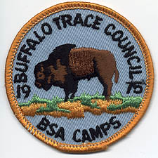 1975 Buffalo Trace Council Camps