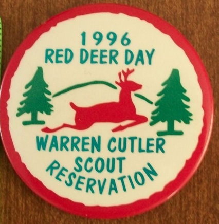 1996 Warren Cutler Scout Reservation - Red Deer Day Pin