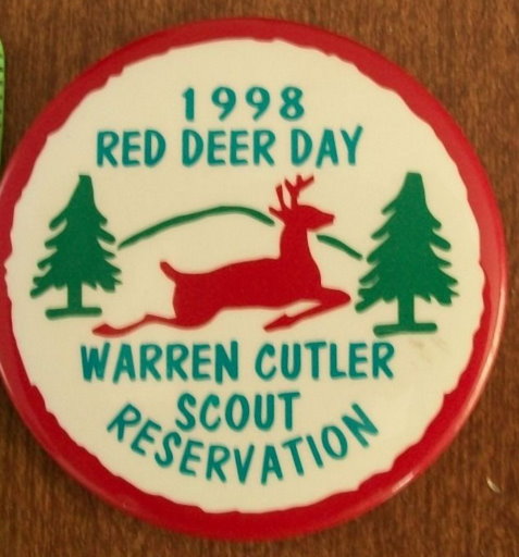 1998 Warren Cutler Scout Reservation - Red Deer Day Pin