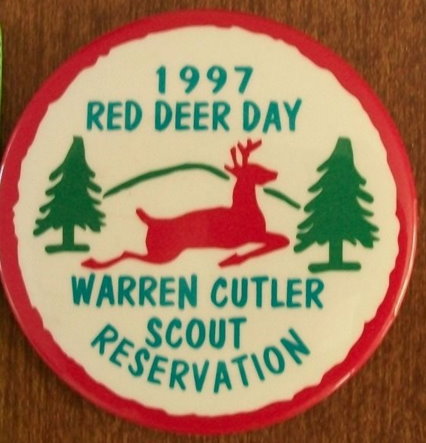 1997 Warren Cutler Scout Reservation - Red Deer Day Pin