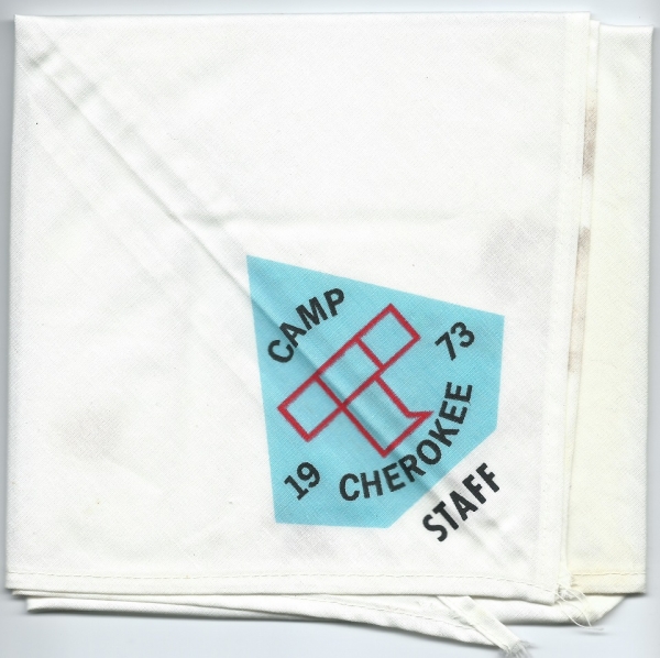 1973 Camp Cherokee Staff Neckerchief