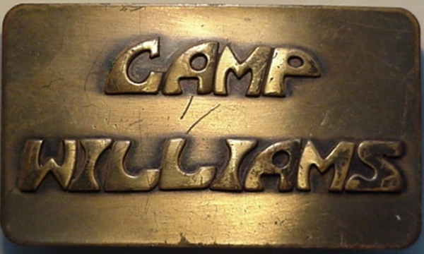 Camp Williams - Bronze Belt Buckle