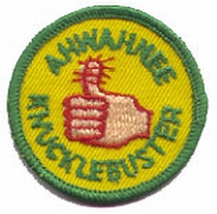 Camp Ahwahnee Knucklebuster Award