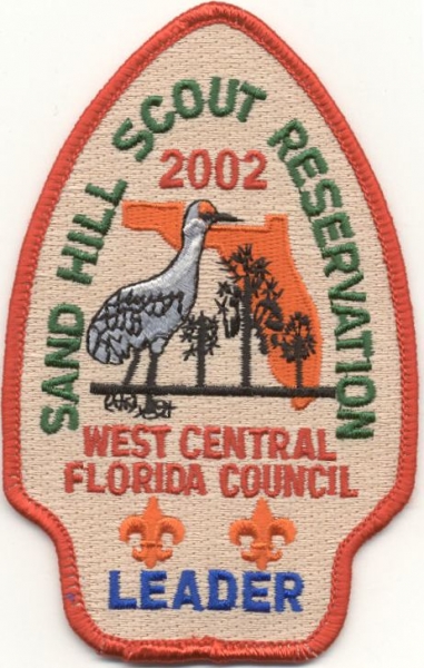 2002 Sand Hill Scout Reservation - Leader