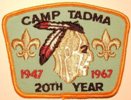 1967 Camp Tadma - 20th Anniversary