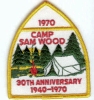 1970 Camp Sam Wood - 30th Anniversary 1970 Camp Sam Wood - 30th Anniversary