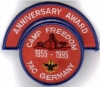 1995 Camp Freedom - Anniversary Award