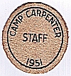 1951 Camp Carpenter - Staff 1951 Camp Carpenter - Staff
