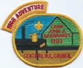 1983 Camp Jonh J. Barnhardt - High Adventure Rocker 1983 Camp Jonh J. Barnhardt - High Adventure Rocker