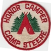 Camp Steere - Honor Camper