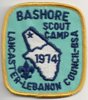 1974 Bashore Scout Camp