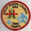 1986 Great Rivers Council Camps