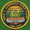 2003 Fred C. Andersen Camp - 75th Anniversary 2003 Fred C. Andersen Camp - 75th Anniversary