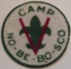 Camp No-Be-Bo-Sco felt "V" Camp No-Be-Bo-Sco felt "V"