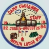 1984 Camp Uwharrie - Staff 1984 Camp Uwharrie - Staff