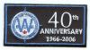 2006 Wallwood SR - 40th - Shorts Patch 2006 Wallwood SR - 40th - Shorts Patch