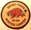 1987-88 Broad Creek - Winter Camper
