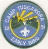 1991 Camp Tuscarora - Early Bird