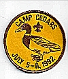 1992 Camp Cedars - Duck Patch 1992 Camp Cedars - Duck Patch