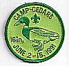 1991 Camp Cedars - Duck Patch 1991 Camp Cedars - Duck Patch