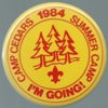 1984 Camp Cedars - Pin on Button