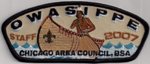 2007 Owasippe Scout Reservation Staff - CSP 2007 Owasippe Scout Reservation Staff - CSP