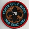 1978 French Creek Council Camps - Early Bird