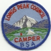 Longs Peak Council Camper