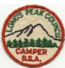 Longs Peak Council Camper