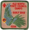 1999 Old North State Council Camps - Early Bird 1999 Old North State Council Camps - Early Bird
